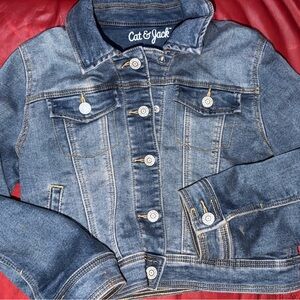 Cat & Jack Dark Blue Denim Jacket for Kids